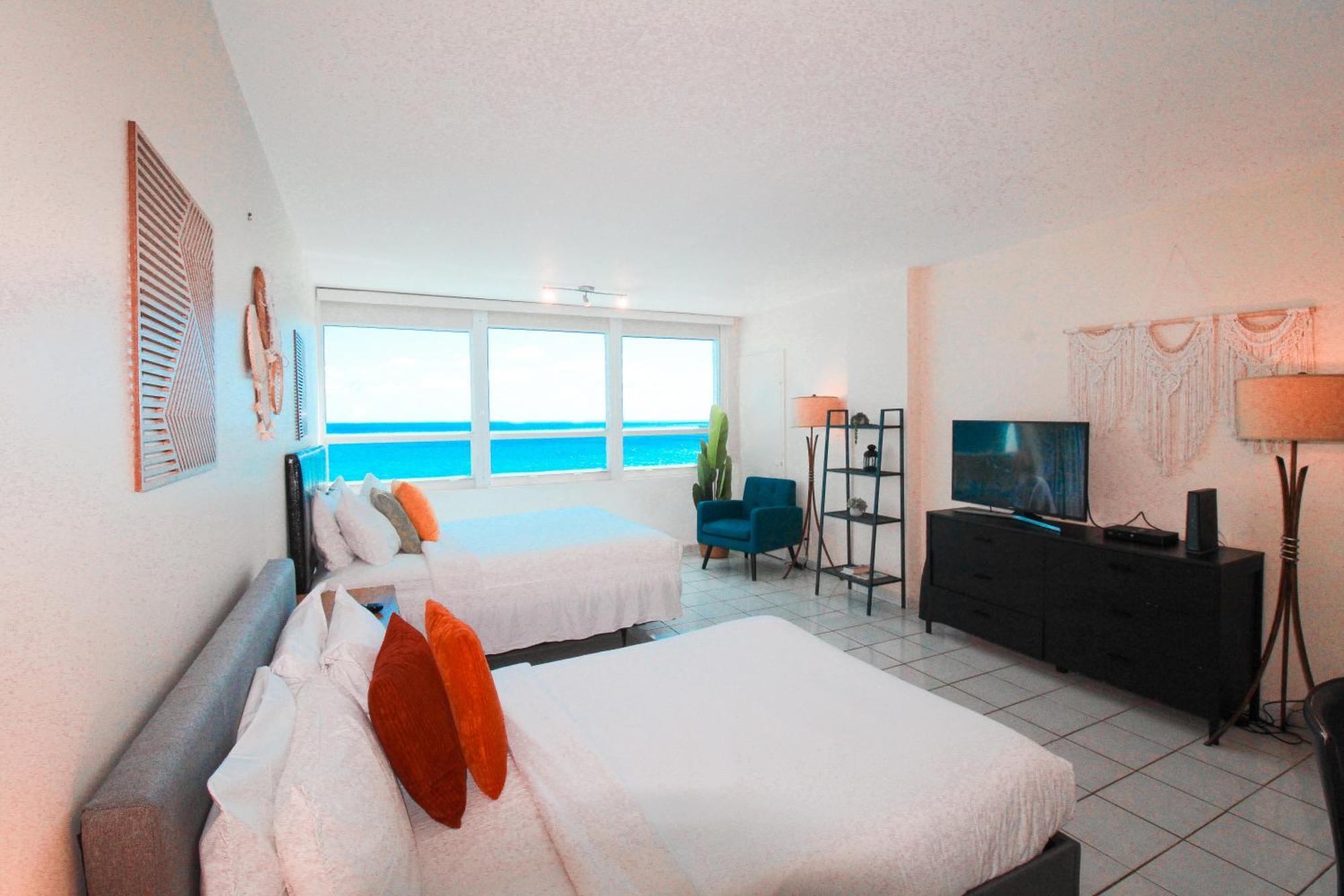 Castle 1733 Ocean View Studio With Direct Beach Access, Pool, Tennis & Free Parking 마이애미 비치 외부 사진