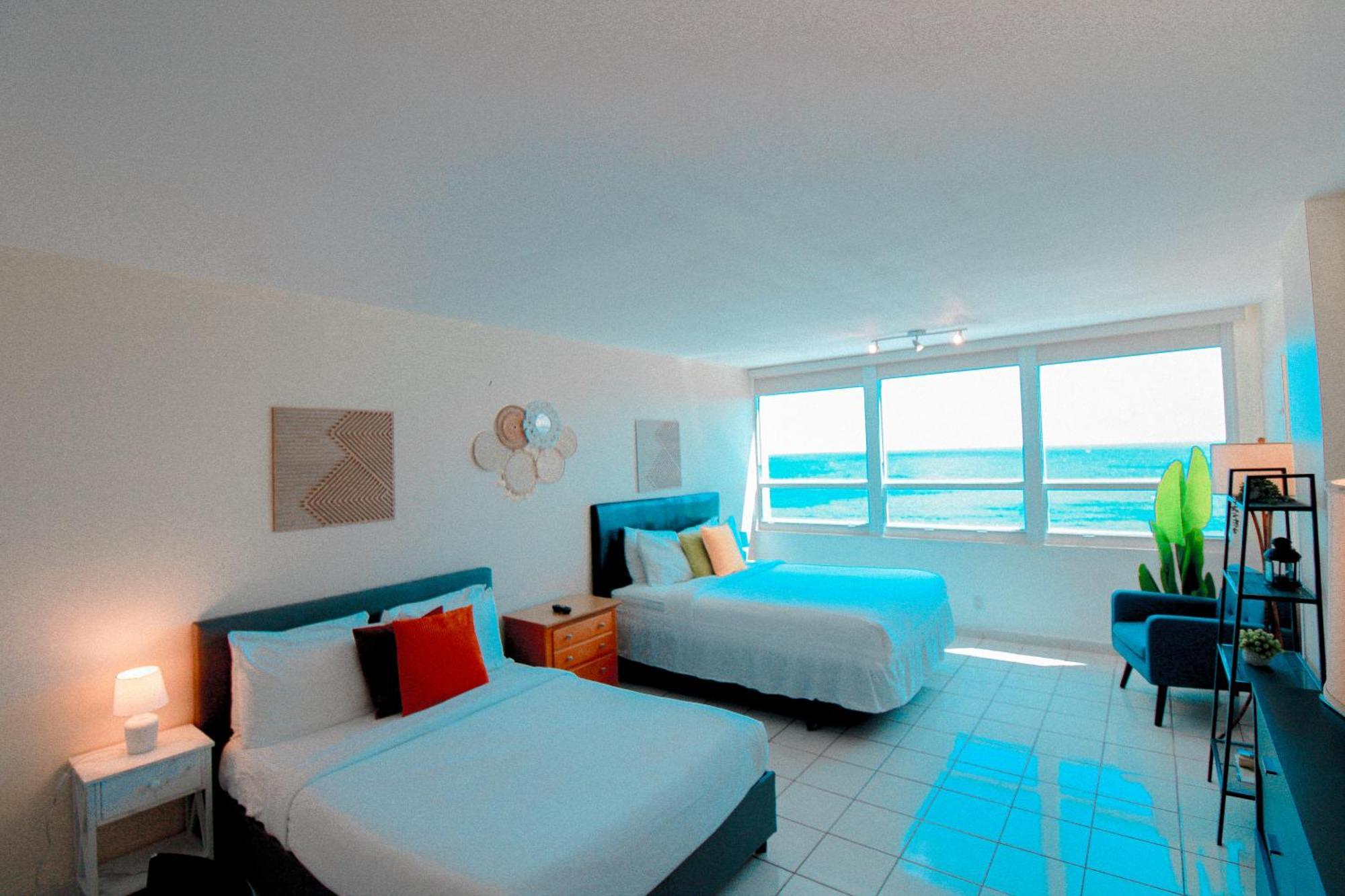 Castle 1733 Ocean View Studio With Direct Beach Access, Pool, Tennis & Free Parking 마이애미 비치 외부 사진